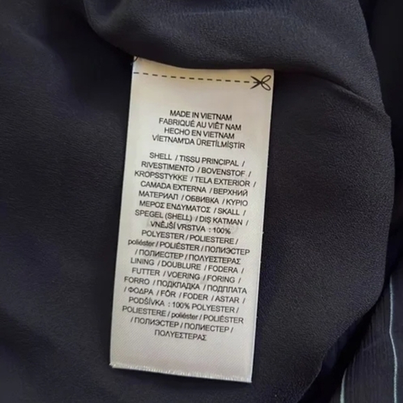 Lauren Ralph Lauren Striped Blue Faux Wrap Skirt - Picture 12 of 13